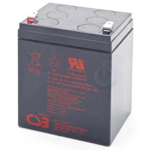 12V / 5Ah, аккумулятор для UPS, CSB HR 1221W (F2)