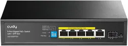 Коммутатор Cudy GS1005PTS1 2.0, 5xLAN 1Gbps, 1xSFP, PoE