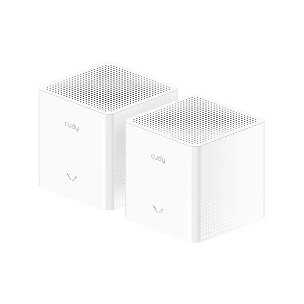 Wi-Fi система Cudy M3000S (2-pack), 2.4/5GHz, 2976Mbps, 2xLAN 1Gbps, WAN
