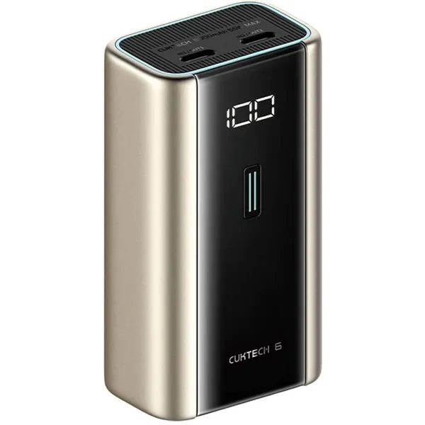 Внешний аккумулятор 6000мАч Cuktech PB060 CUKPB060GLGD, golden