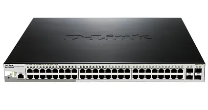 Коммутатор D-Link DGS-1210-52P/ME/B1A, 48xLAN 1Gbps, 4 SFP, PoE