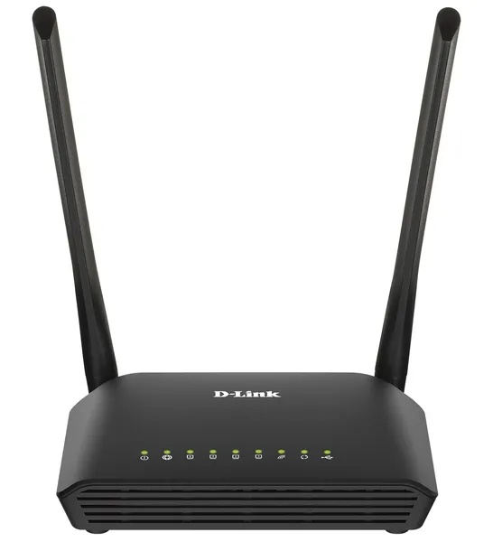 Роутер Wi-Fi D-Link DIR-620S/RU/B1A, 2.4GHz, 300Mbps, 4xLAN 100Mbps, 1xWAN, USB