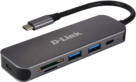 Разветвитель USB D-Link DUB-2325/A2A, USB Type-C - 2xUSB3.0, USB Type-C, CR