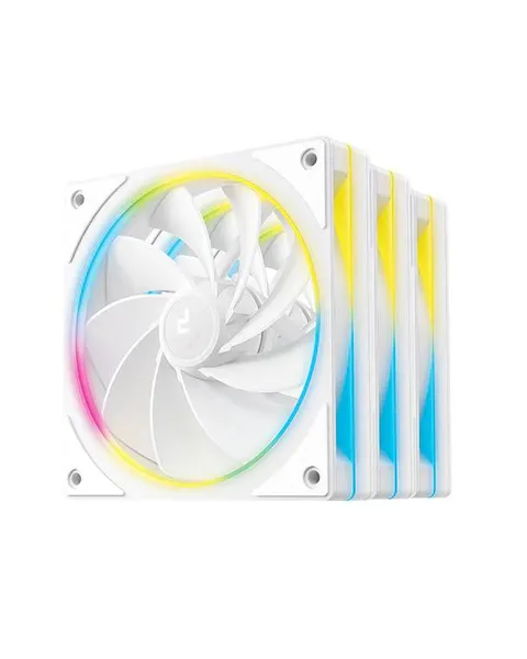 Вентилятор 12x12см DeepCool FL12R SE WH 3 IN 1, 3 шт.