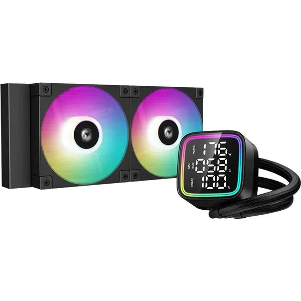 Жидкостное охлаждение DeepCool LD240 R-LD240-BKMSN-G-1 (LGA1700 Ready)