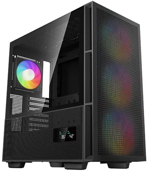 Корпус DeepCool CH560 Digital Black R-CH560-BKAPE4D-G-1, без БП, ATX