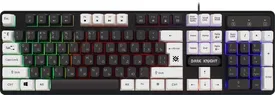 Клавиатура Defender Dark Knight GK-077 черный/белый 45077