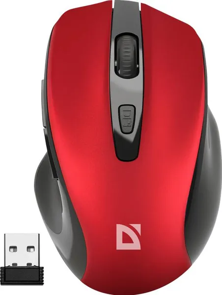 Мышь Defender Prime MB-053, красный 52052