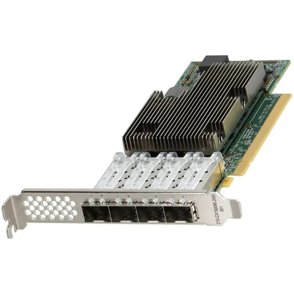 Сетевая карта Dell 540-BDCZ, 4xSFP28 25Gbps, PCI-E x8