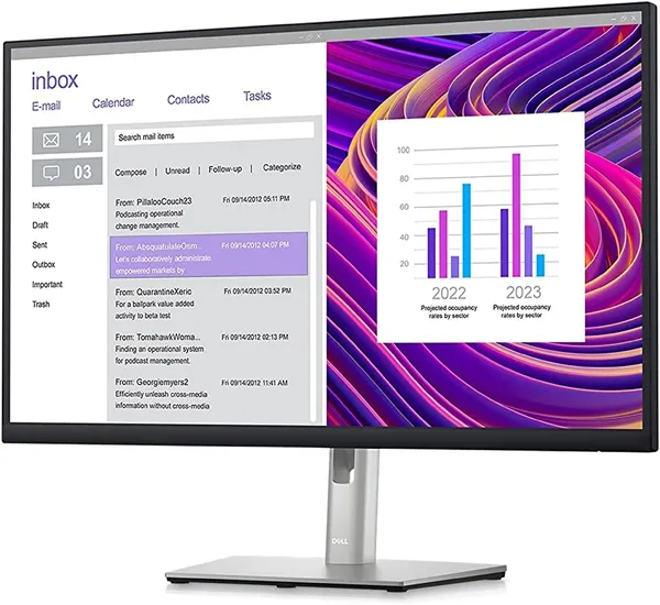 Монитор 27" Dell P2723DE, 2560x1440, IPS, 60Hz (HDMI, DP, USB Type-C)