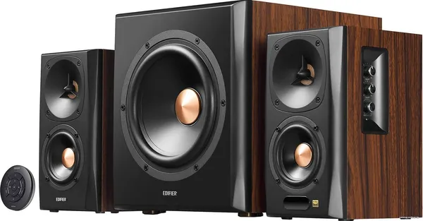 Акустика Edifier S360DB, коричневый