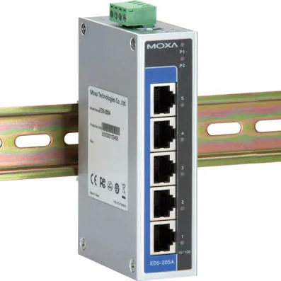 Коммутатор Moxa EDS-205A, 5xLAN 100Mbps