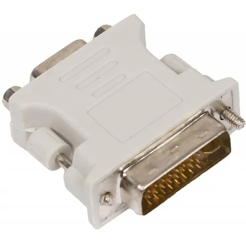 Переходник DVI-I (M) - VGA (F) ExeGate EX-DVI-VGA EX205307RUS, белый