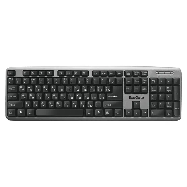 Клавиатура ExeGate LY-401 EX264086RUS, серебристый