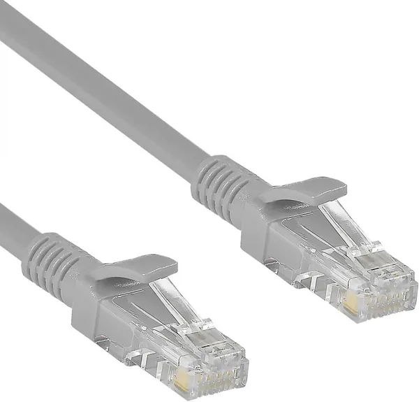 Патч-корд 30м, UTP cat.5e, ExeGate UTP-RJ45-RJ45-5e-30M-GY EX272303RUS, серый