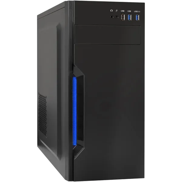 Корпус ExeGate XP-333U EX283075RUS, черный, без БП, ATX