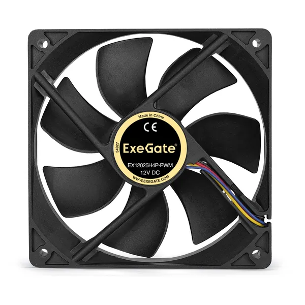 Вентилятор 12x12см ExeGate EX12025H4P-PWM EX283392RUS