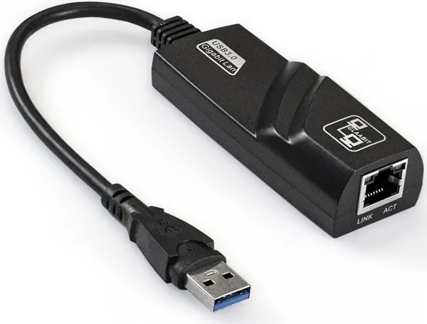 Сетевая карта ExeGate EXE-735U3-45 EX283722RUS, 1Gbps, USB3.0