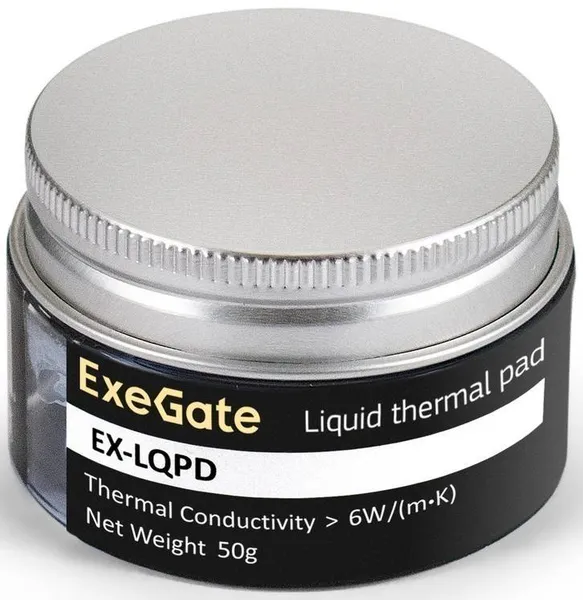 Термоплощадка ExeGate EX-LQPD EX296178RUS 6Вт/м*К, 50г