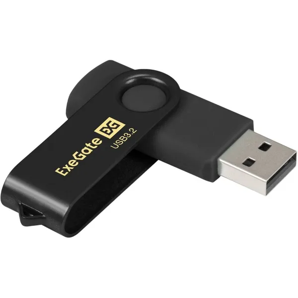 64Gb ExeGate Jet Ultra (EX302059RUS), USB3.2, black