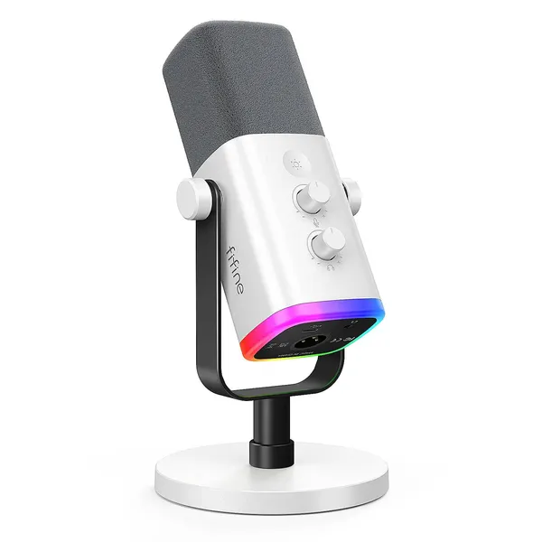 Микрофон FIFINE AM8, белый (AM8W)