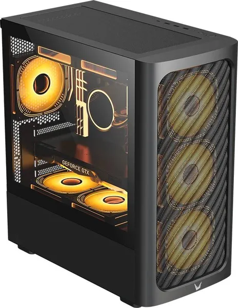 Корпус Formula Air Mesh G3 Plus Black, без БП, mATX