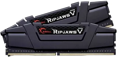 Оперативная память 16Gb G.Skill Ripjaws V Black F4-3200C16D-16GVGB, DDR IV, PC-25600, 3200MHz, kit 2x8Gb