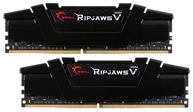 Оперативная память 32Gb G.Skill Ripjaws V Black F4-3600C18D-32GVK, DDR IV, PC-28800, 3600MHz, kit 2x16Gb