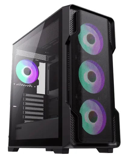 Корпус GameMax Siege Black, без БП, E-ATX