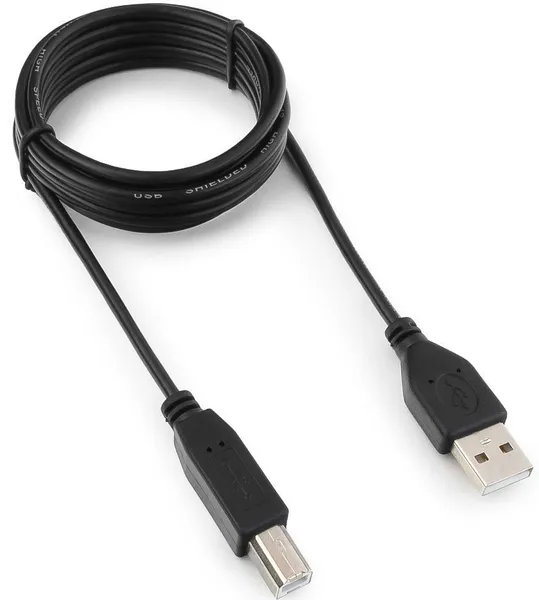 Кабель USB2.0 (AM) - USB2.0 (BM), 1.8м, Гарнизон GCC-USB2-AMBM-1.8M
