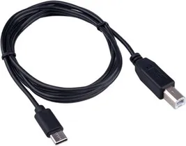 Кабель USB 2.0 СM-BM 1.8м, Гарнизон GCC-USB2-CMBM-1.8M, черный