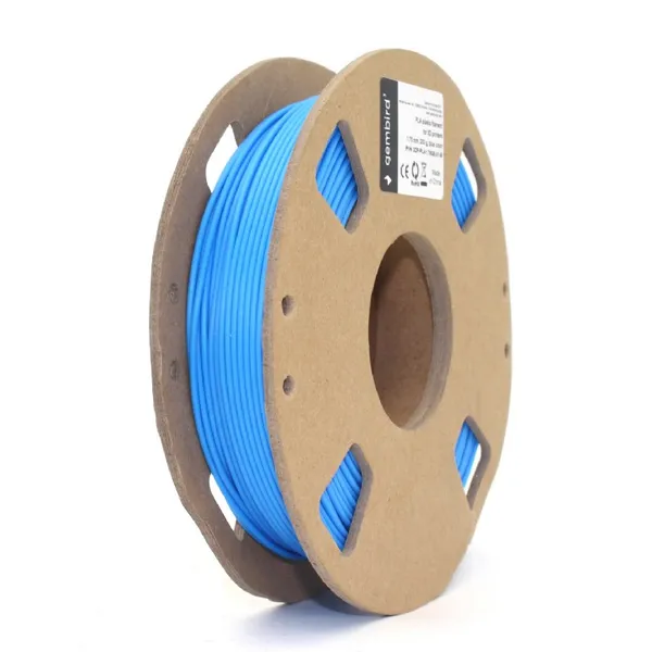 Филамент Gembird 3DP-PLA1.75GE-01-B, 1.75 мм, 0.2 кг, синий