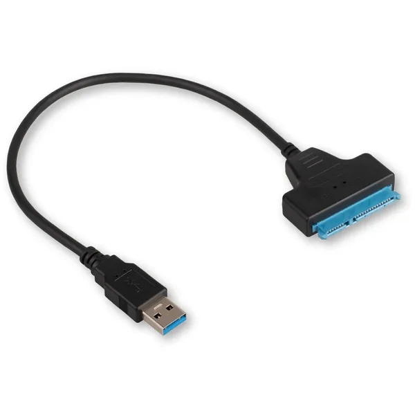 Кабель USB3.2 - SATA Cablexpert A-USB3-SATA3-2.5, 0.3м, черный