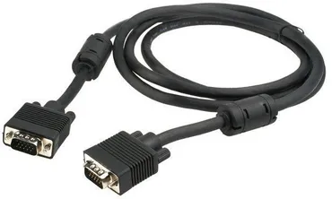 Кабель D-SUB (15M) - D-SUB (15M), 1.8м, Gembird/Cablexpert CC-PPVGA-6B, фильтры