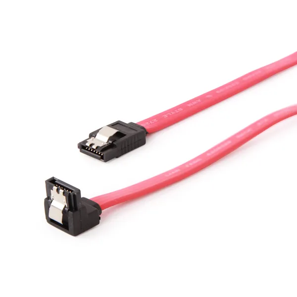 Кабель SATA 0.8м Gembird/Cablexpert CC-SATAM-DATA90-0.8M, угловой