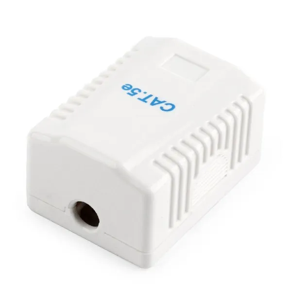Розетка сетевая внешняя RJ-45, Gembird/Cablexpert NCAC-1F5E-01, кат. 5E