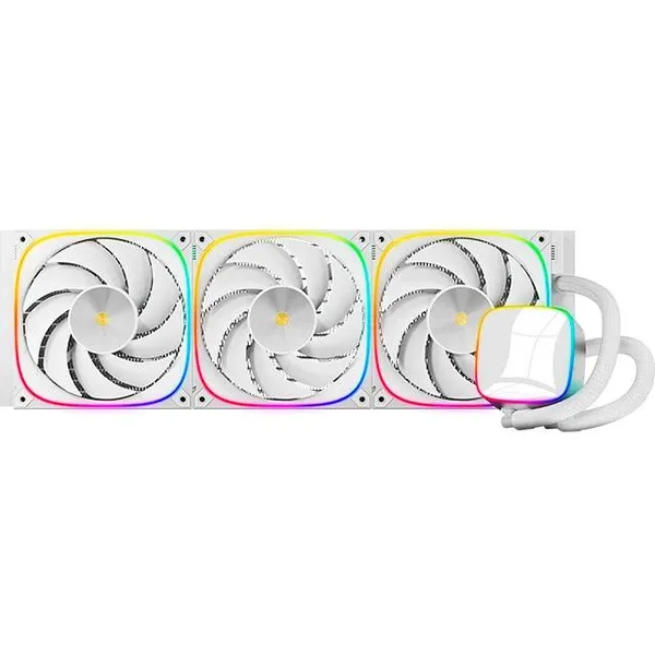 Жидкостное охлаждение Geometric Future Eskimo Ultra 420 White (1C303W0421020), (LGA1700 Ready)