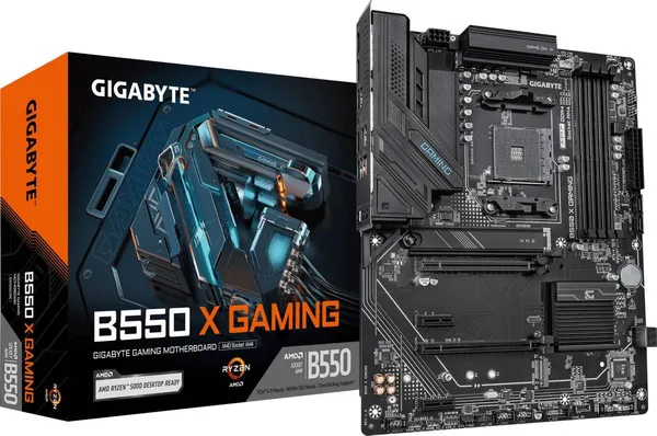 Материнская плата Gigabyte B550 X GAMING, AM4, (DP, HDMI), 4xDDR IV, ATX