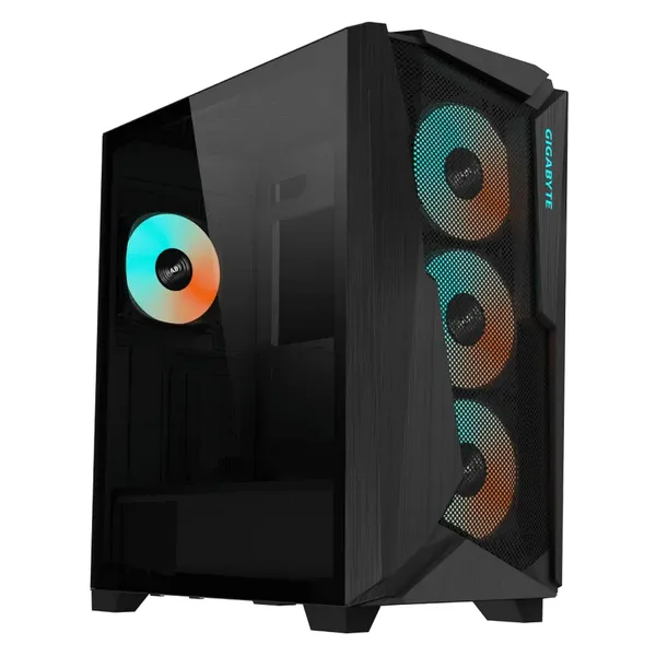 Корпус Gigabyte C301 Glass Black GB-C301G, без БП, E-ATX