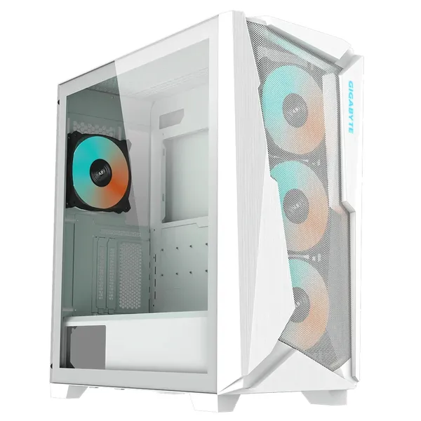 Корпус Gigabyte C301 Glass White GB-C301GW, без БП, E-ATX