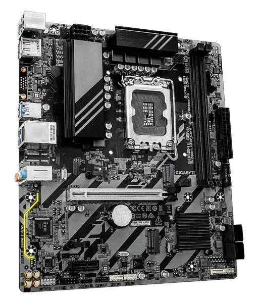 Материнская плата Gigabyte B860M E GEN5, LGA1851, (HDMI, DP), 2xDDR V, mATX