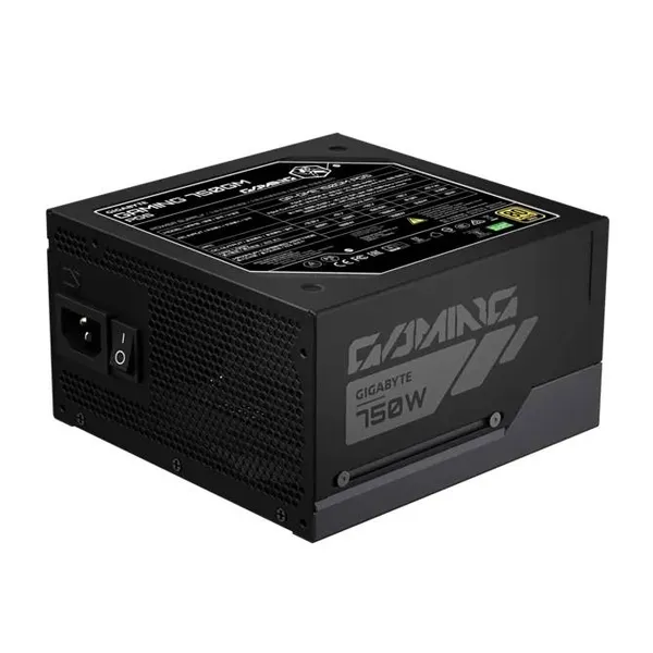 Блок питания 750Вт, Gigabyte GAMING GP-GME750GM PG5, 80 Plus Gold, APFC, ATX