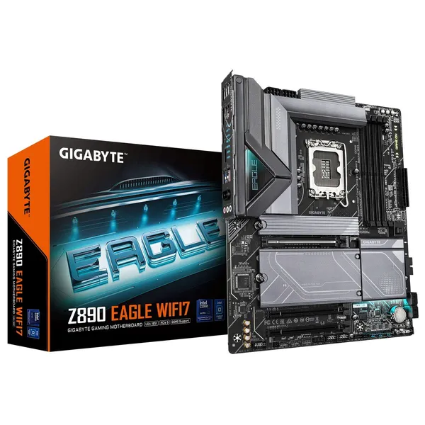Материнская плата Gigabyte Z890 EAGLE WIFI7, LGA1851, (DP), 4xDDR V, ATX