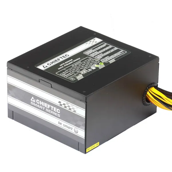 Блок питания 650Вт, Chieftec GPS-650A8, 85%, APFC, ATX