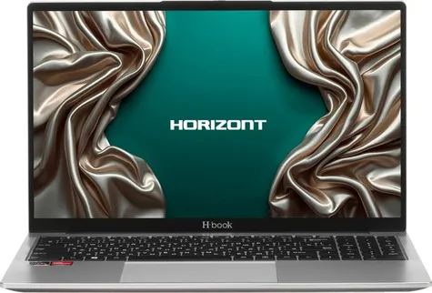 Ноутбук Horizont H-book 15 IPK3 M52E3WG, 15.6" IPS, Ryzen 5 7430U/ 8Gb/ 256SSD/ W11/ Silver