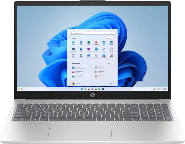 Ноутбук HP 15-fd0250wm (BY0S6UA), 15.6" TN, Core i5 1334U/ 8Gb/ 512SSD/ W11/ Silver