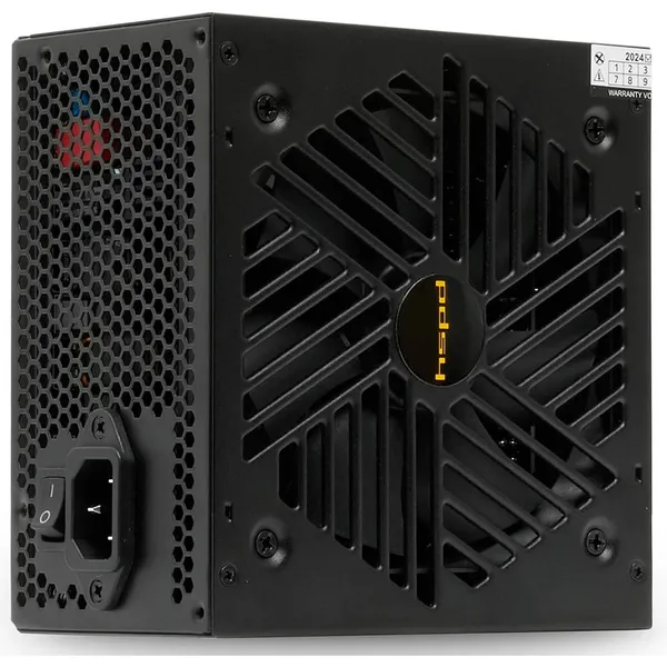 Блок питания 750Вт, HSPD HSK-750GF-BK, 80 Plus Gold, APFC, ATX