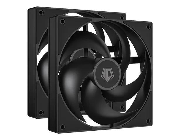 Вентилятор 14x14см ID-Cooling AS-140-K DUET Black, 2шт