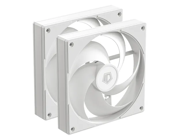 Вентилятор 14x14см ID-Cooling AS-140-W DUET White, 2шт