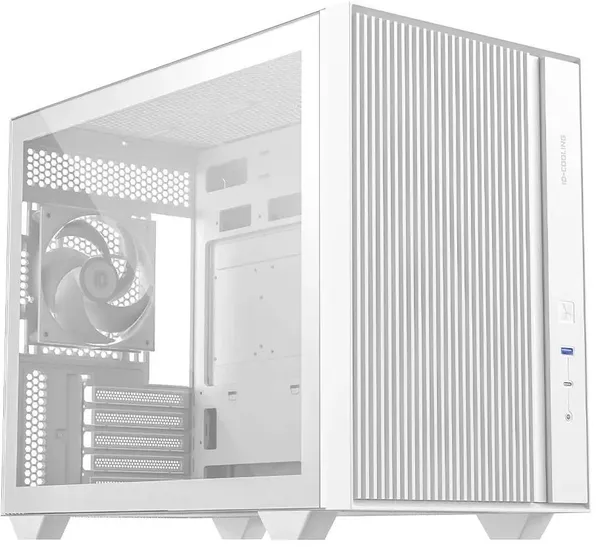 Корпус ID-Cooling FLOW 500 AIR White, без БП, mATX